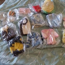Knitted Barbie Clothes And Assesories