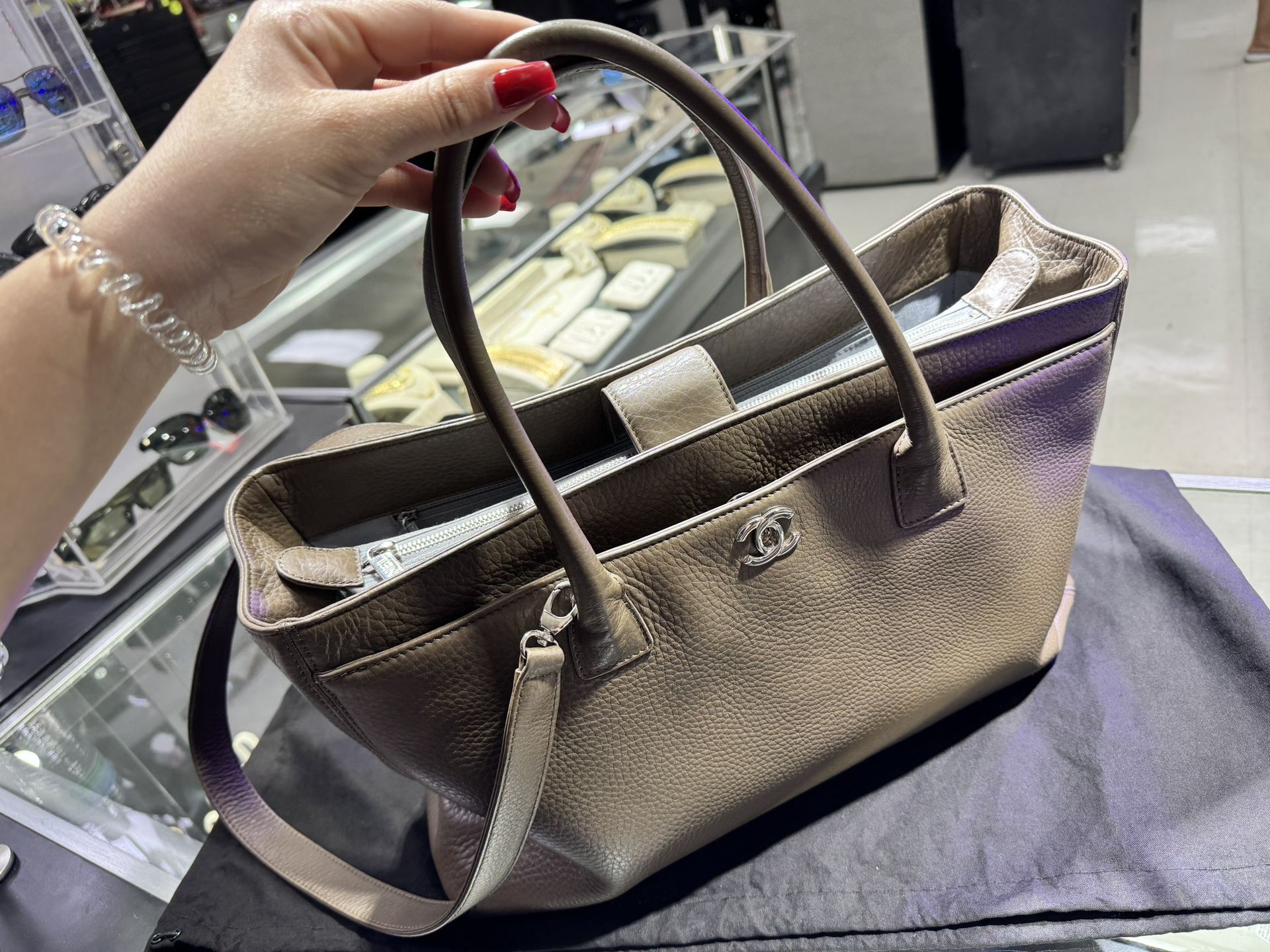 Chanel Cerf Executive Tote Bag 