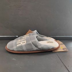 Grey Slip-on By Dearfoams S -(7-8)L-(11-12)XL(13-14)