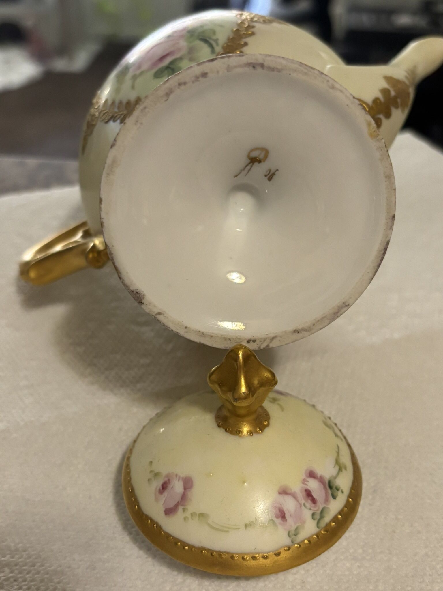 Antique Ceramic Tea Pot 