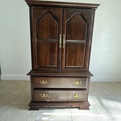 Kincaid Solid Wood Furniture, Cherry Wood Armoire  W/4 Drawers