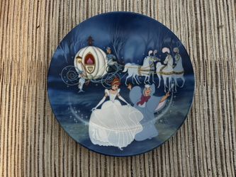 Vintage Cinderella Bibbidi-Bobbidi-Boo Plate