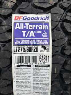 Bf Goodrich set of 4