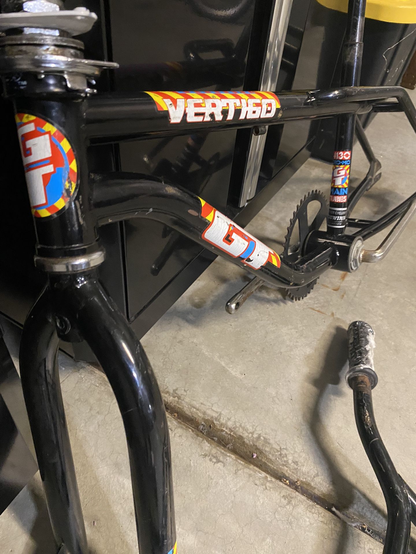 1989 GT VERTIGO HAZARD FRAME SET FREESTYLE BMX SURVIVOR