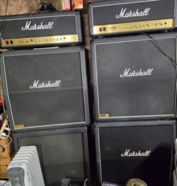 Marshall full stack guitar amplifiers