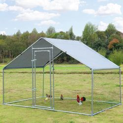 Large Metal Chicken Coop