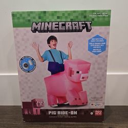 Minecraft- Pig Ride On - Kid Costume 
