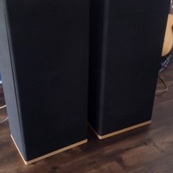 Polk Audio SDA 2 Series Reference Monitor Speaker System Pair W interconnect