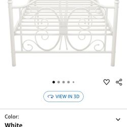 White Twin Bed Frame