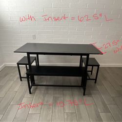 Expanding Dining Table