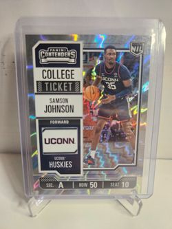 Samson johnson #25 uconn nil college ticket lighting spokes/99 ($9)