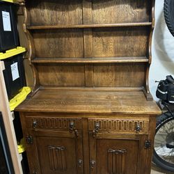 Antique Oak Hutch