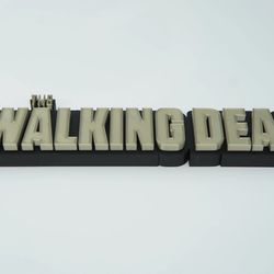 The Walking Dead AMC Sign Art Wall Display 