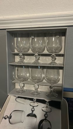 CLAUDIA  FINE CRYSTAL GOBLET