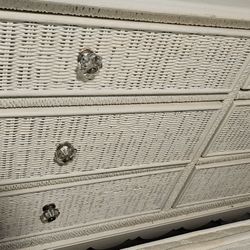 Lexington wicker Dresser, Night Stands And Desk