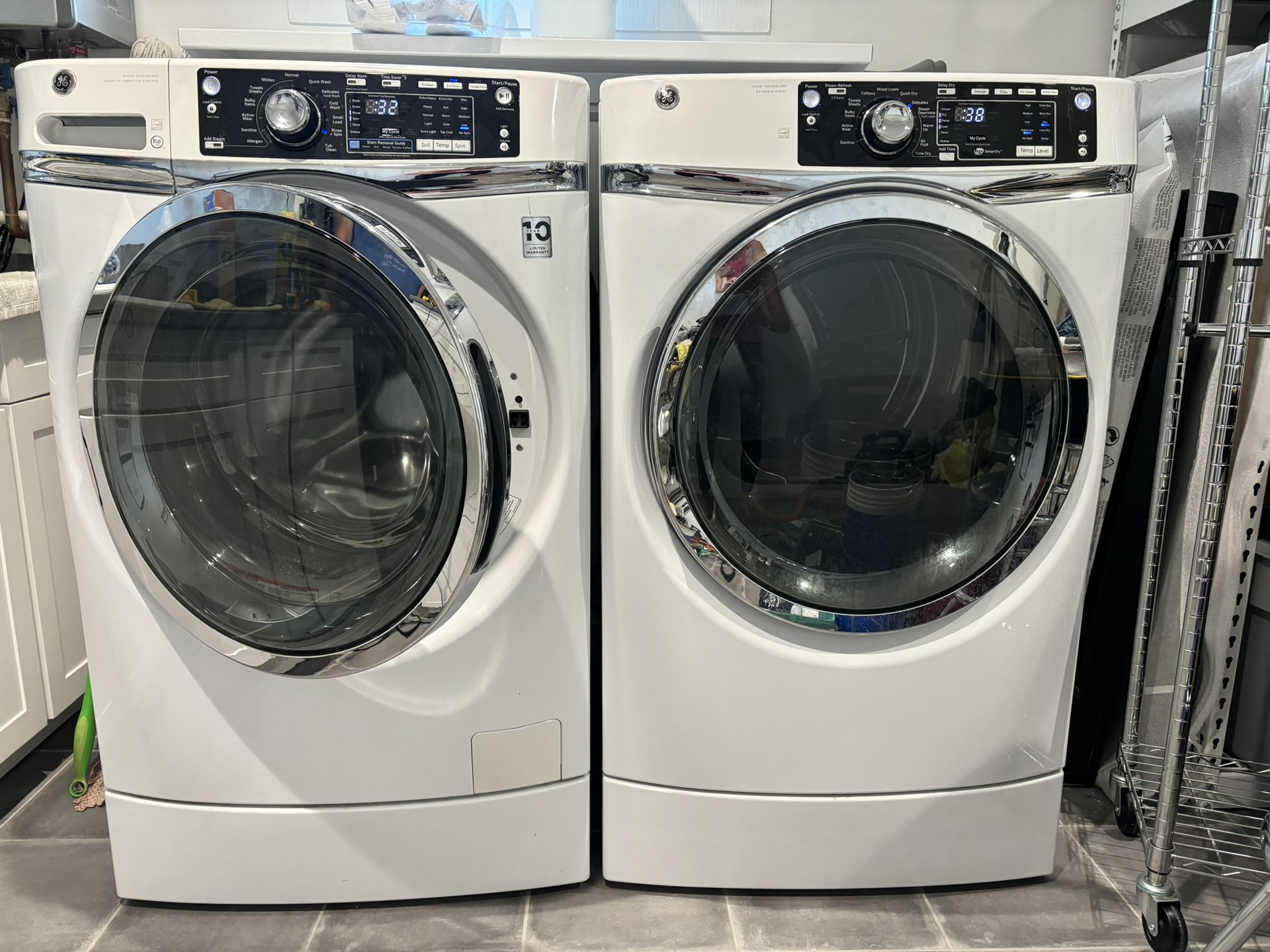 GE Front Load Washer and Dryer