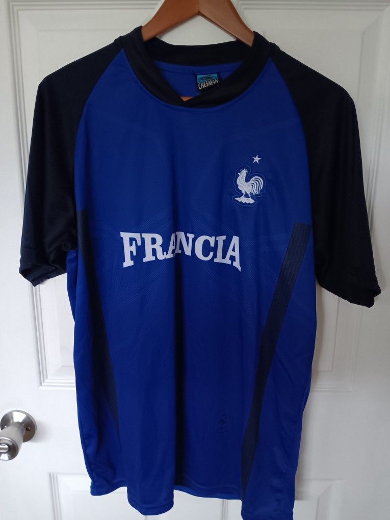 France Football Jersey Size Large 21x28