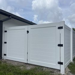 Horizontal Pvc fence 