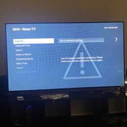 65 Inch Roku Tv + Remote
