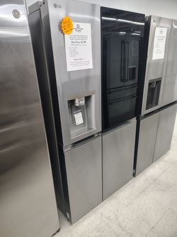 $1175 LG 27 Cu Ft side by side with InstaView glass