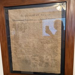 Constitution, Declaration Of independence. 