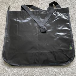 New! Large Shoulder Bag Tote - Leeds - Black Bags Strong - Reuseable - Shopping Grocery Traveling
