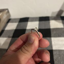 1/2 k Princess Cut Diamond Ring
