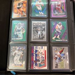 288 MODERN NFL FOOTBALL CARDS IN TOPLOADERS MINT CONDITION