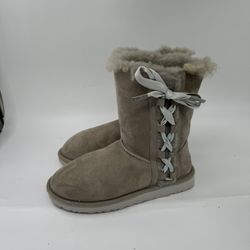 Grey High Uggs Size 8
