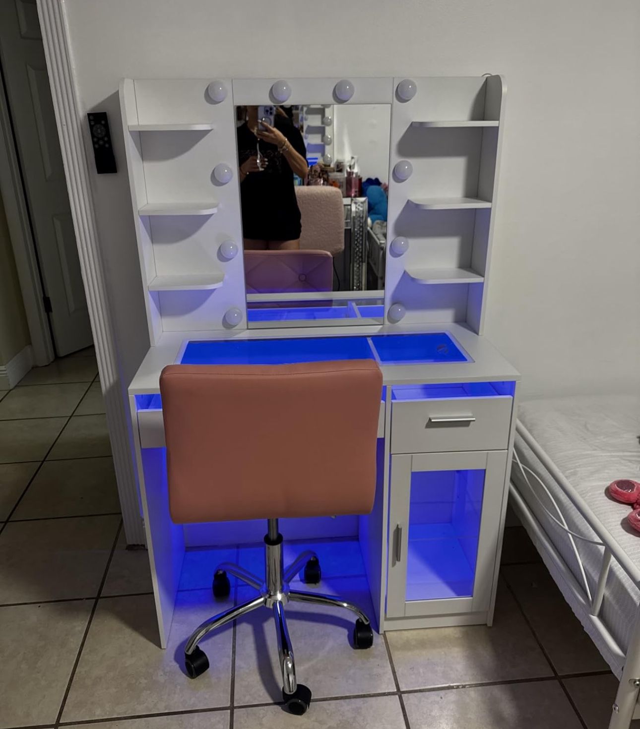 Vanity Mirror White
