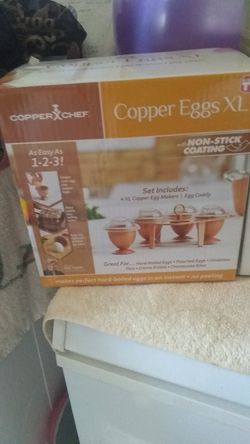 Copper eggs xl