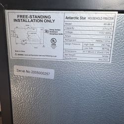 Antarctic Star Freezer 3.0 CU FT