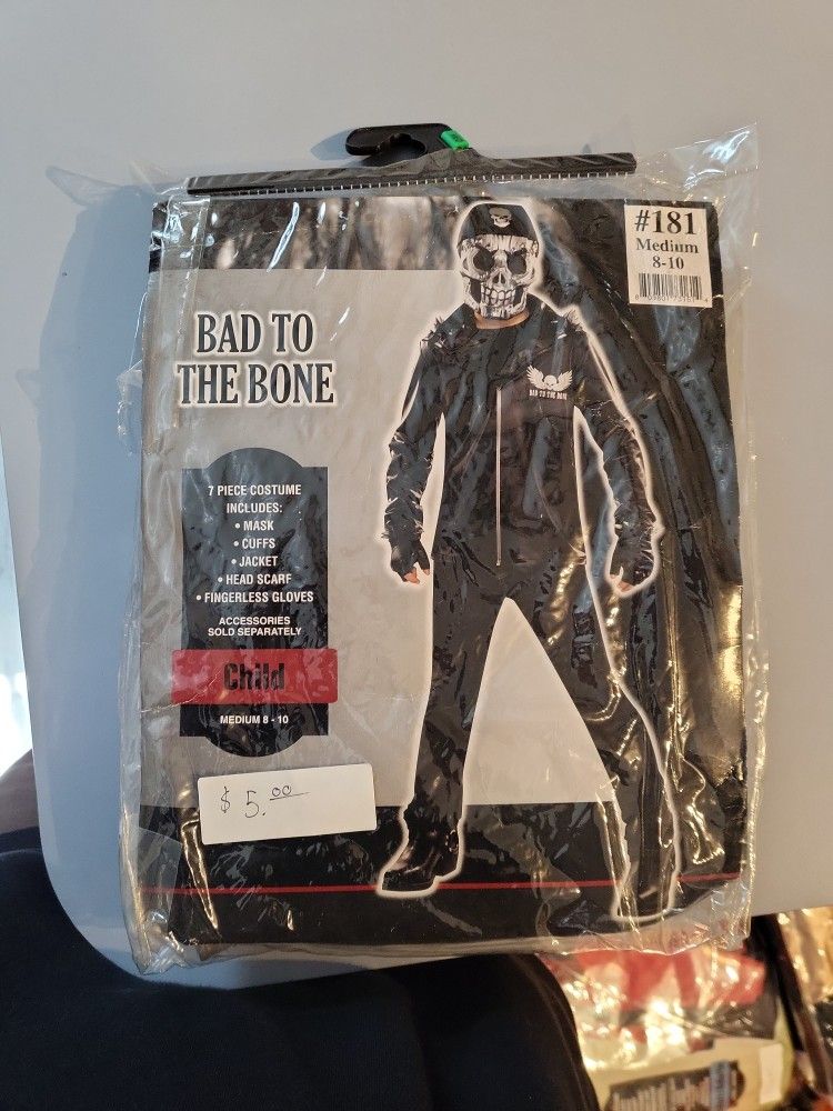Bad To The Bone Boys Costume 