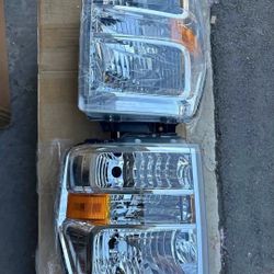 08-21 Ford E-150-E-250/E-350SD-E-450SD/F-650-F-750 Headlights Faros Calaveras Micas Luces Lamps