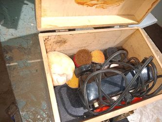 Shoe Shining Box In Great Condition!