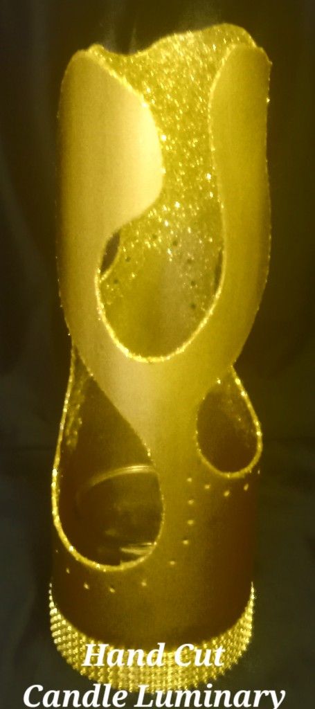 Golden Candle PVC Luminary