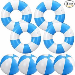 Ceenna 8-piece inflatable pool set