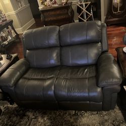 Leather Love Seat