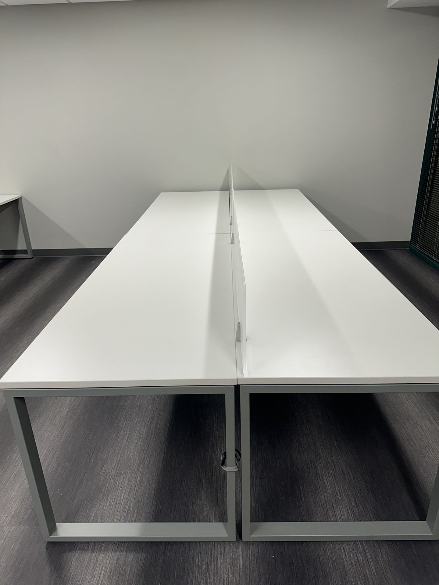 Large White Desks 