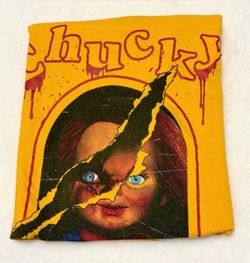 Chucky Tshirt Unisex Size XL  - Yellow Horror Fans