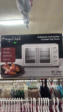 MegaChef Rotisserie Convection Countertop Oven 45L