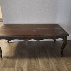 Hardwood coffee table 