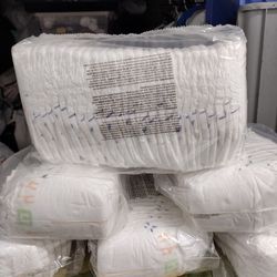 400 newborn diapers brand new and package never used LOL