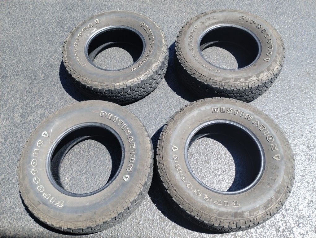 P235/75r15 Firestone Destination A/T2 Tires