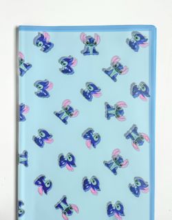 Blue Stitch Floral Wrapping Paper