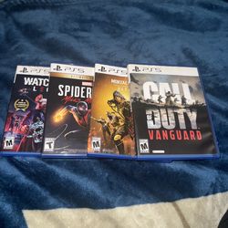 PS5 Games Bundle – 4 Games – Great Deal – $65  OBO