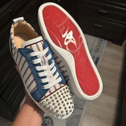 Christian Louboutin Spikes Orlato Flat