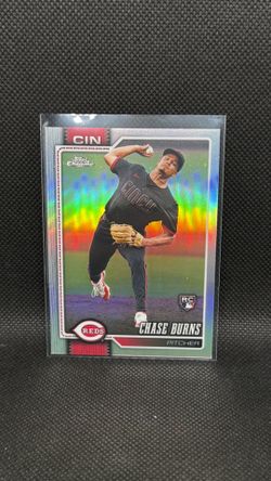 2026 Topps Chrome CHASE BURNS Rookie Refractor #134 REDS