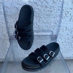 Dr. Martens Blaire Platform Triple Buckle Black Sandals - size U.S. 7, EU 38-used few times-great condition. 