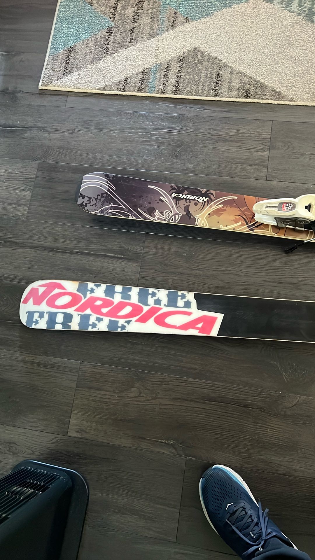Nordica skis with Griffin bindings